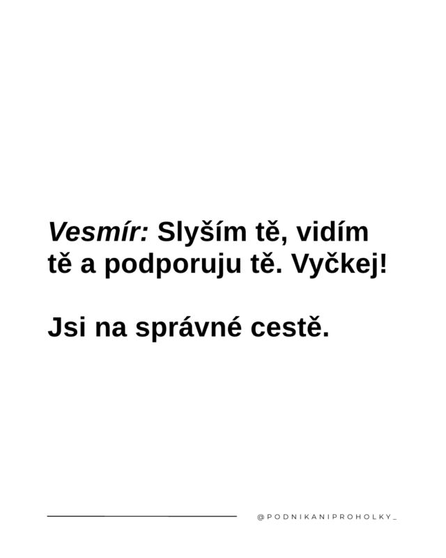 📌 Ulož si tento reminder, ať se k němu můžeš kdykoliv znovu vrátit, a označ v komentářích svoji byznys kámošku, která přesně tato slova dnes také potřebuje slyšet. 🤍